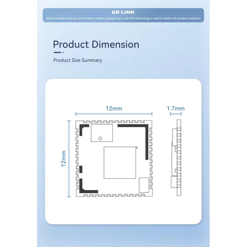 WiFi Module Manufacturer - BL-M6621XS1 with ESD Protection for Repeater/TP-Link Router/WiFi 6 IoT Devices 2.4GHz 5G 30M SDIO/USB2.0