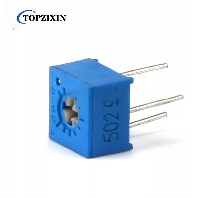 Cermet Trimmer Potentiometer Manufacturer - 3296W-50R 50 Ohm Multi-Turn Sealed for Industrial Control & Automotive PCB