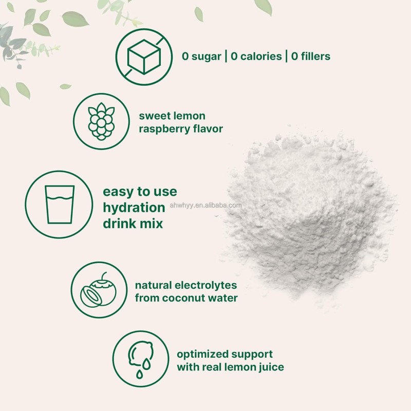 High Quality Hydration Electrolyte Powders Supplement Natural Flavor Sports Nutrition Hydration Drink Mix Electrolytes Powder