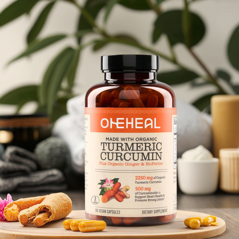 OEM Women's Turmeric Curcumin Probiotics Capsules Body Shaping Herbal Supplements for Menopause Digestive Joint Health Boost