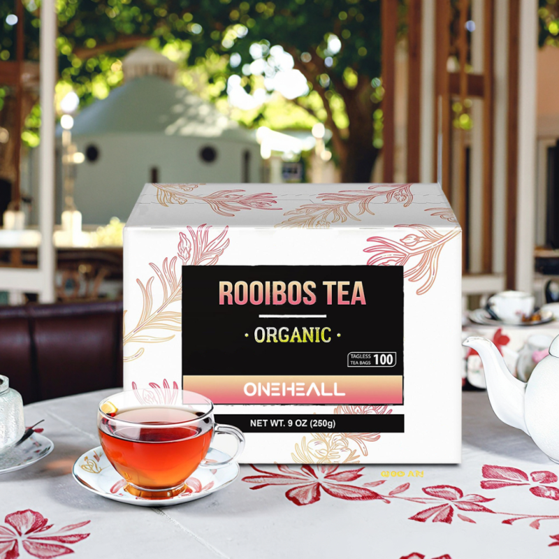 Hot-Selling Caffeine-Free Health Organic Rooibos Red Tea Bags Premium Rooibos Black Tea
