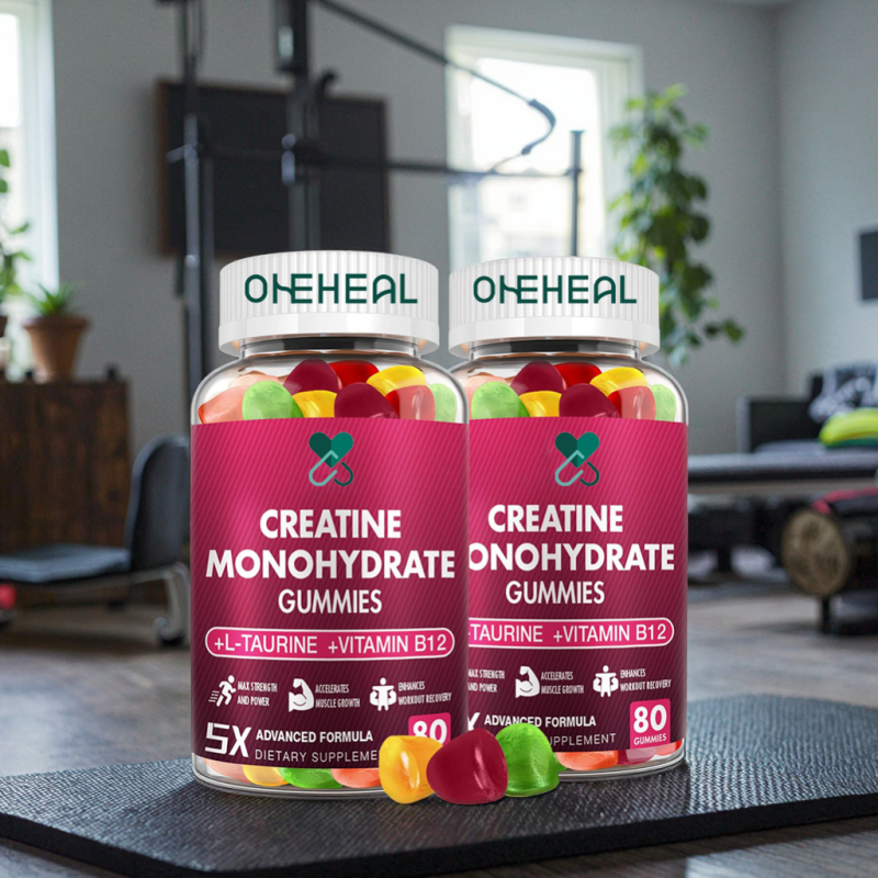 OEM Each Capsule Creatine Gummies Contains 1.5 Grams of Creatine Monohydrate Creatine Gummies