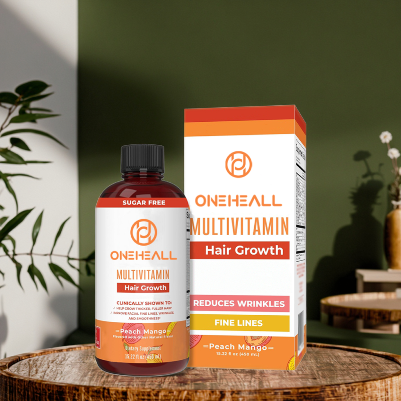 Organics Liquid Multivitamin Supplement for Women Clinically Promotes Thicker Hair Vitamin B Complex  Multivitamin Liquid Drops