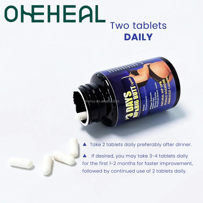 Popular Selling Big Butt Enhanced Capsules Herbal Supplements Adult Women Beauty Product for Big Buttocks Capsules