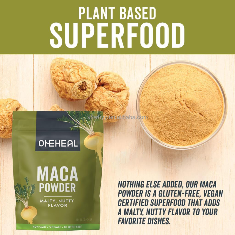 OEM\ODM Supplement for Energy Support Maca Powders Naturals Certified Organic Maca Powder
