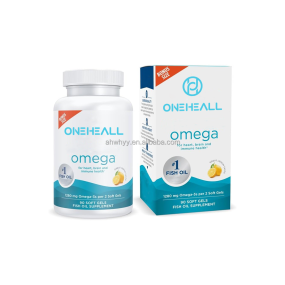 Naturals Omega 3 High-Potency EPA DHA Fish Oil Softgel Supplement Promotes Brain Heart Omega 3 Fish Oil Softgel