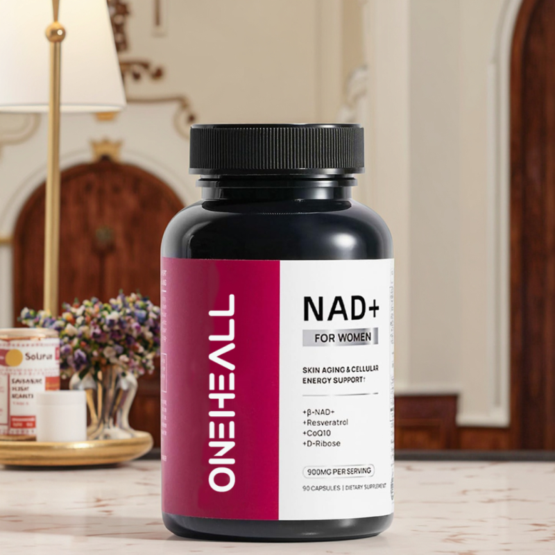 NAD+ Supplement for Women Capsules NAD+ Trans-Resveratrol D-Ribose Promotes Cellular Renewal Skin Health NAD Capsules