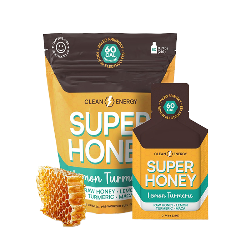 OEM Private Label Super Honey Lemon Turmeric Sports Gel Packets Pre & Mid-Workout Clean Energy Gel for Adults