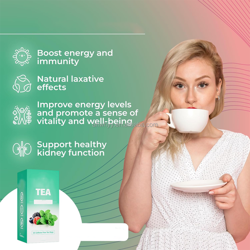 Self-Standing Frost-Sealed Bag Fruit Tea Herbal Supplements by Fruit Tea Bags