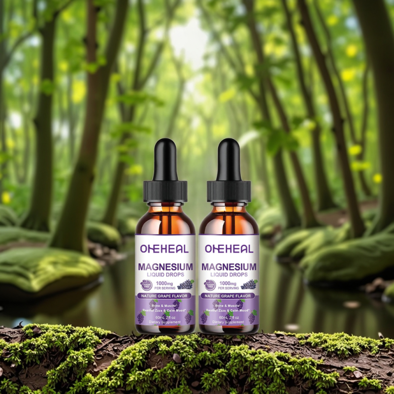 Wholesales Private Label Magnesium Glycinate Liquid Drops Sugar-Free Healthcare Supplement Magnesium Glycinate Liquid Drops