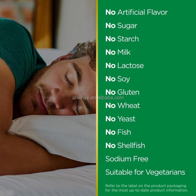 Melatonin Tablets for Adults Sleep Improvement and Support OEM Melatonin-tablet Sleep Enhancement Supplement Melatonin Tablets