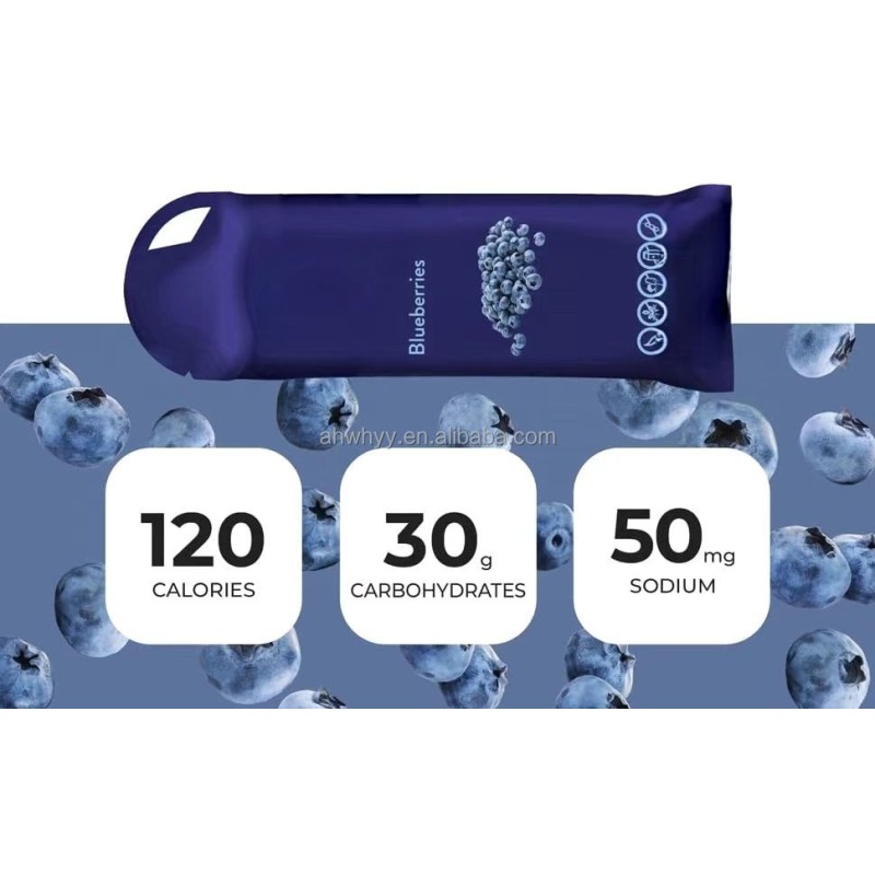 Sports Nutrition Energy Gel Pouch Foil Pouch for Efficient Packaging Running Energy Gel