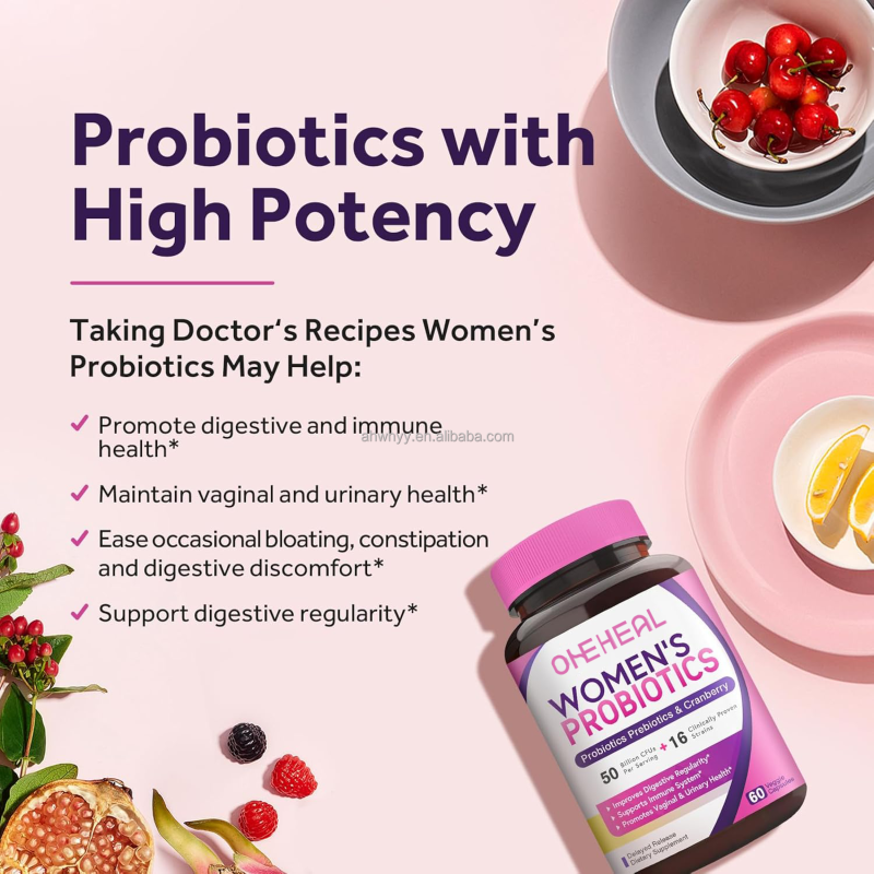 Premium Quality PH Balance Probiotics Capsules Women's Vaginal Health Support Probiotic Capsules