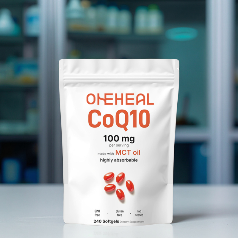 High Quality Coenzyme Q10 Support Heart Health Per Serving High Absorption CoQ10 Softgels