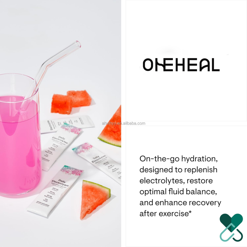 OEM Daily Zero Sugar Electrolyte Drink Powder Certified Naturally Flavored Sport 30 Stick Every Day Electrolyte Powder