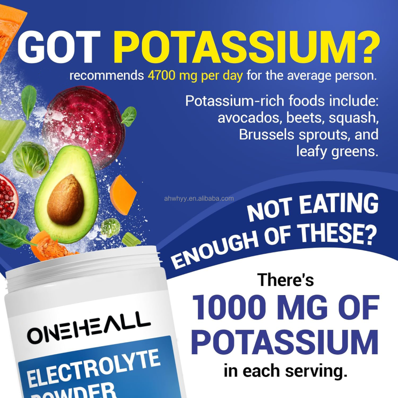 OEM Electrolyte Drink Mix Sports Nutrition Private Labels Healthcare Supplement Hydration Electrolyte Powder