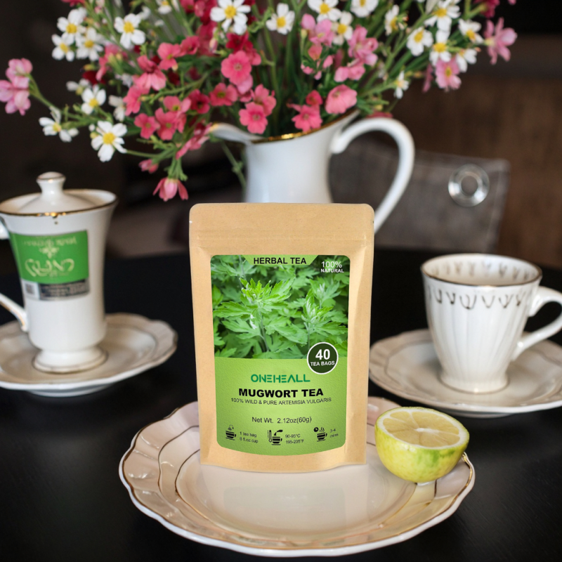 Customized Nature Herbal Supplement Mugwort Tea Bag Drink Wormwood Leaf Raw Material Healthy Mugwort Leaves Tea