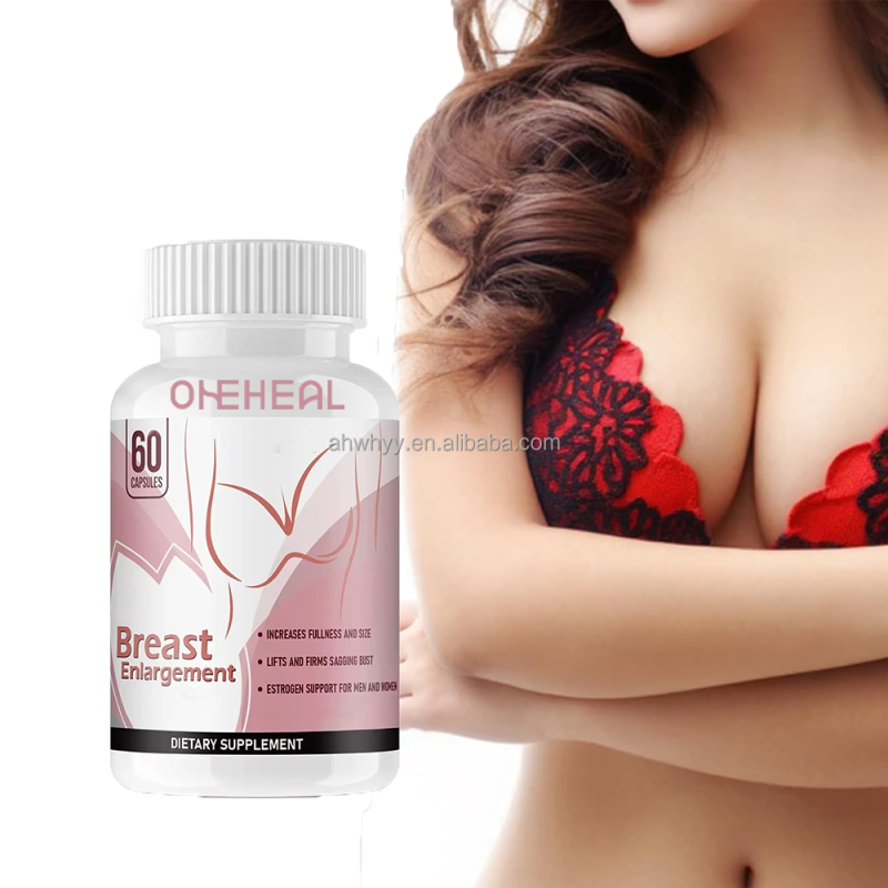 Breast Enhancement Capsules Natural Herbal Estrogen Pills for Adults Saw Palmetto Supplement Capsules