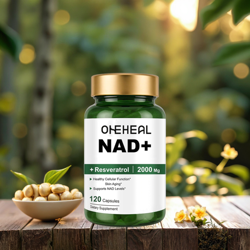 Healthcare NAD+ Supplement Liposomal NAD Capsules Resveratrol Supplement High Purity Anti-Aging NAD Capsules