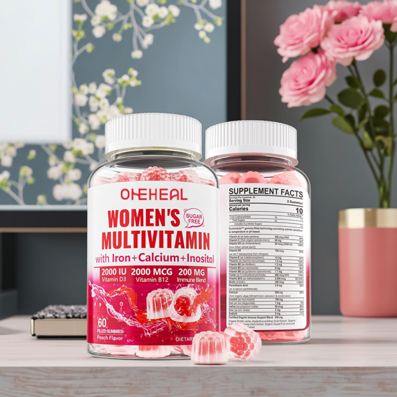Private Label Multivitamins Gummy Supplements Multi Vitamins Sugar-Free Multivitamin Gummies for Women
