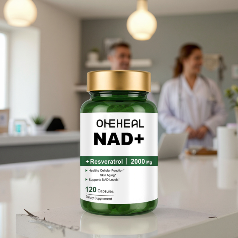 OEM Custom Supplements Liposomal NAD Capsules Resveratrol Supplement High Purity Antioxidation Capsules