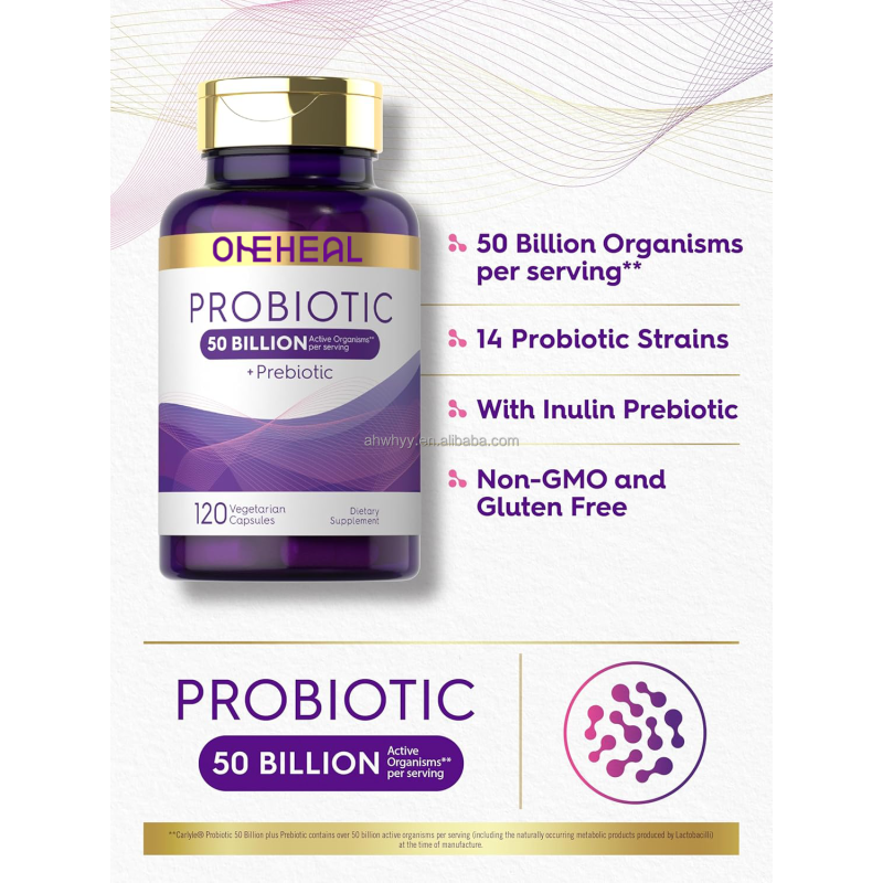 Customized Women Balance Prebiotics Supplement Capsules Organic Probiotics Capsules