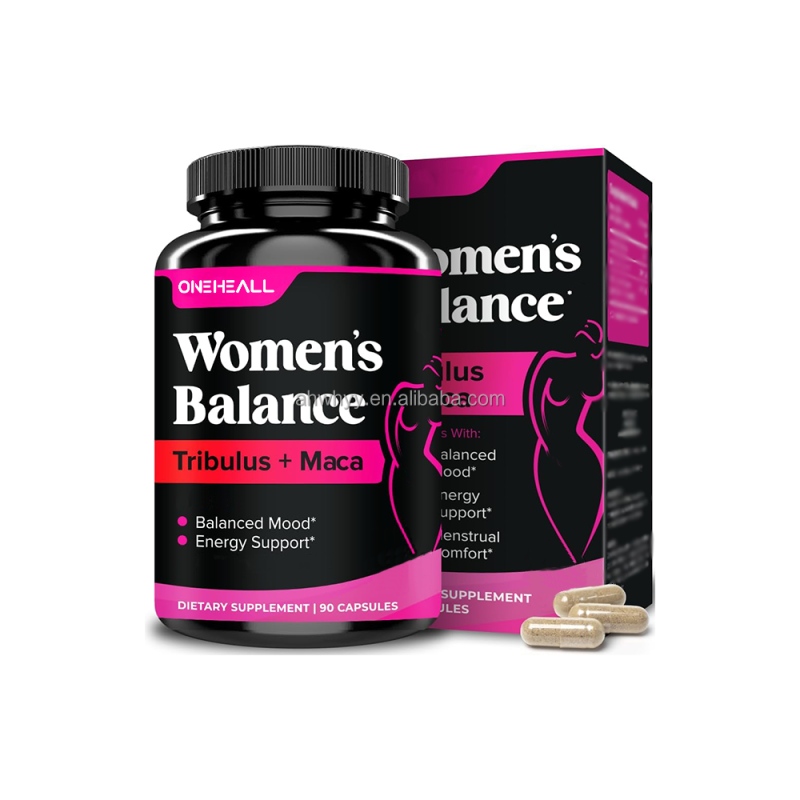 Naturally Maca Root Capsules Herbal Supplements for Women's Hormone Balance &  Mood Support Energy Vegan Capsules