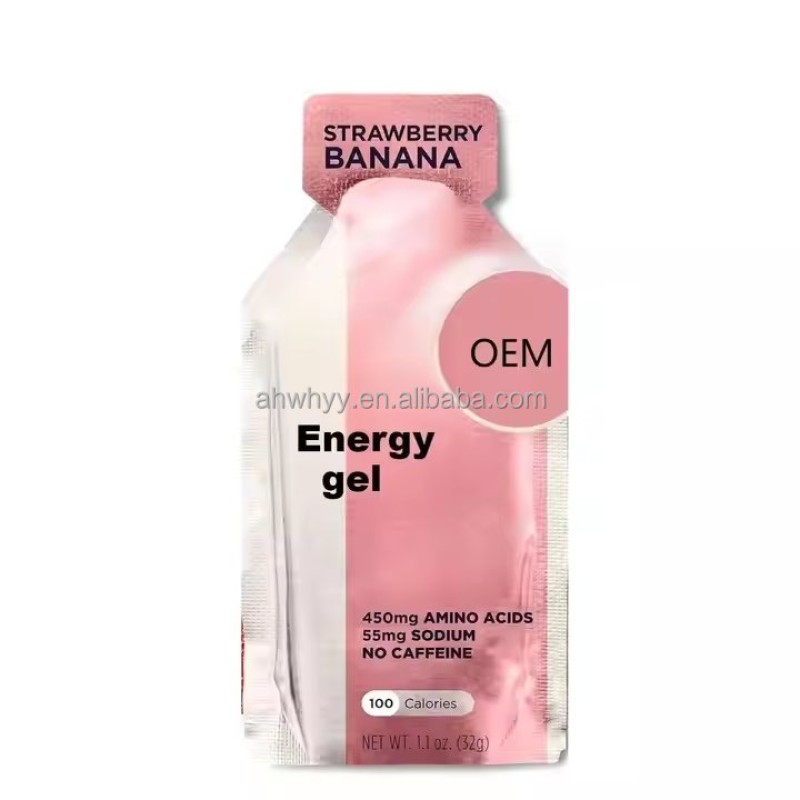 Sports Nutrition Honey Flavored Energy Gel for Running and Cycling for Gu Gel Training Energy Gel Sport