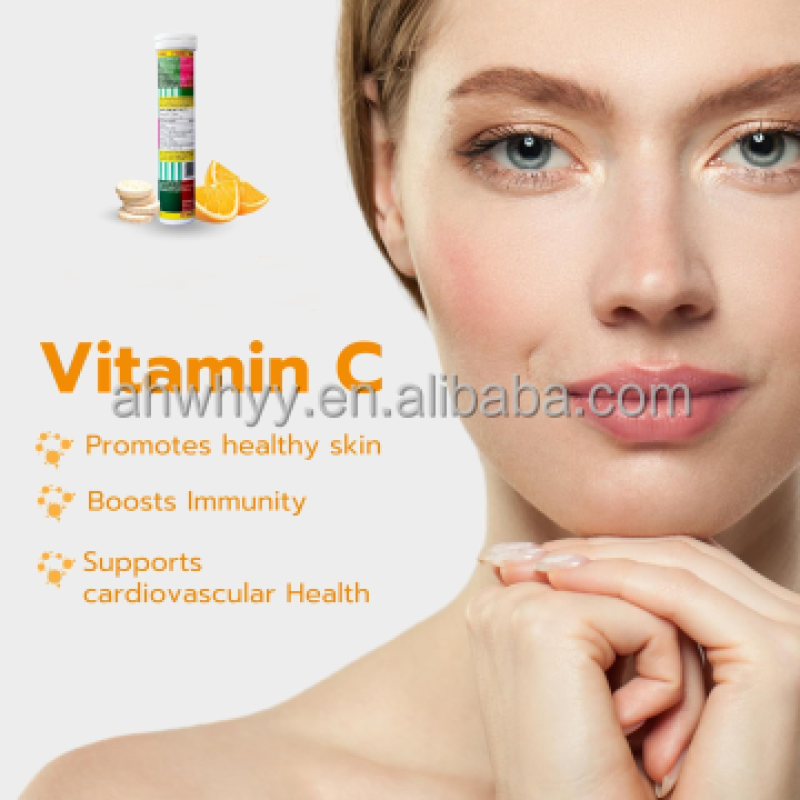 Herbal Supplements Vitamin C Tablets for Effective Skin Whitening Vitamin Food Supplement Vitamin c Tablets