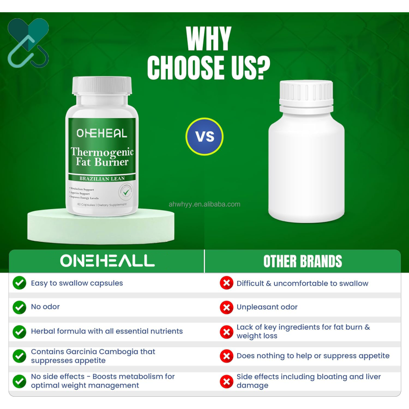 OEM Weight Control Capsules Fat Burning Capsule Private Label Wholesale Slimming Weight Loss Herbal Supplements Capsule