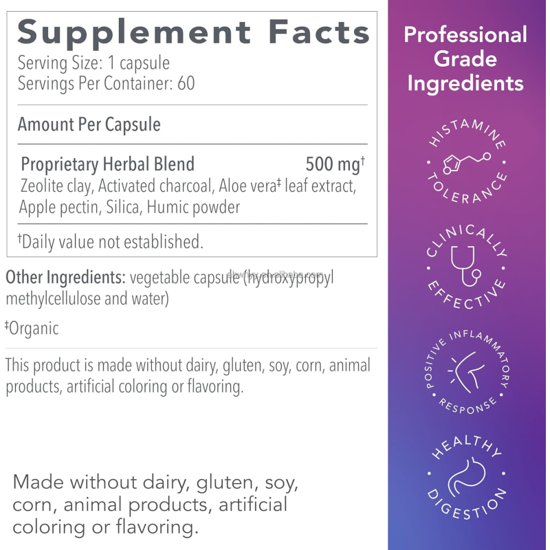 Detox Activated Charcoal Stomach Bloating Gut Movement Supplements Capsules Herbal Supplements Support Detox Cleanse Capsule