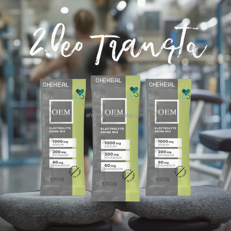 OEM Sports Nutrition Drink Hydration Electrolyte Powder with Energy Boost Electrolyte Powder Private Label