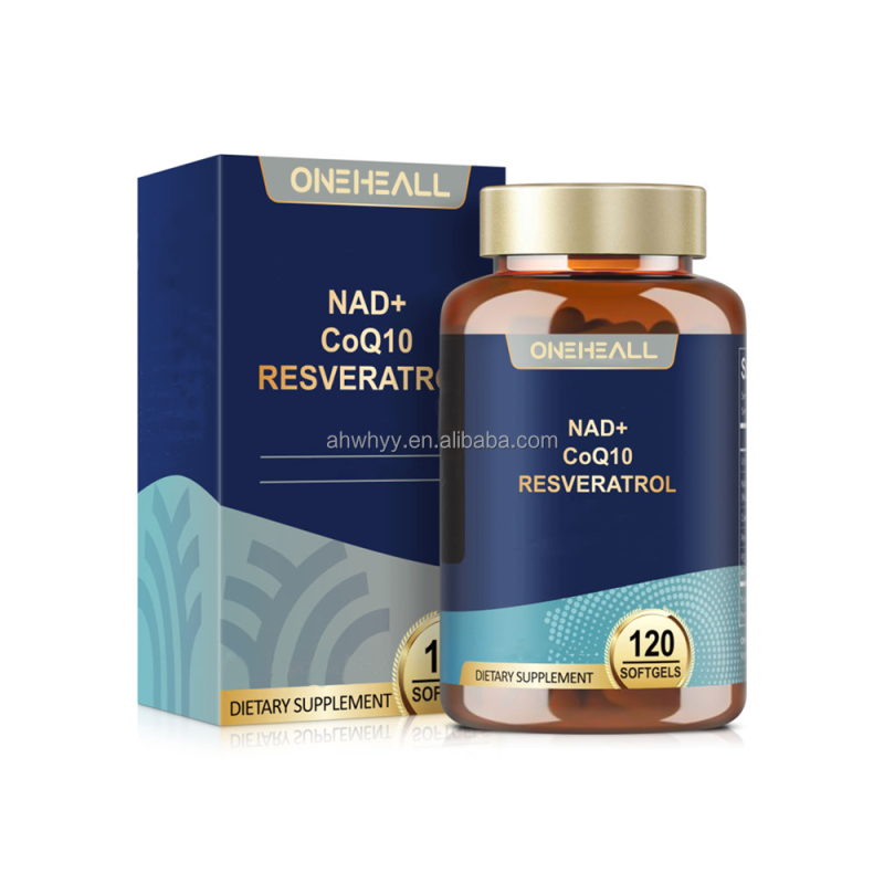High Quality 3 In1 Nad Supplement Softgel Capsules Health Support Antioxidant NAD+ Booster Supplement Pure Organic NAD Softgel