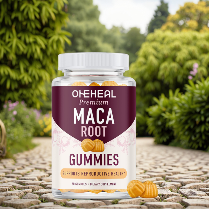 Private Label Maca Root Gummies Natural  Herbal Supplements Energy Support Maca Root Gummy