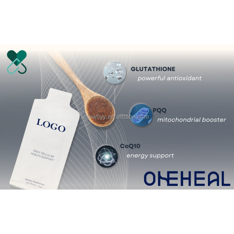 OEM Power Customized Beauty and Skin Care Energy Gel Performance Supplement Antioxidant Nutraceutical Gel Energy