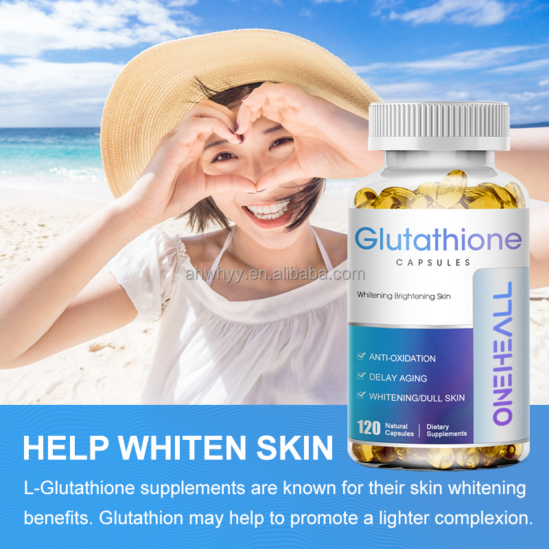 High Quality Popular Glutathione Collagen Softgel Fast Whitening Anti-Aging Whitening Supplement Glutathion Softgel Capsule