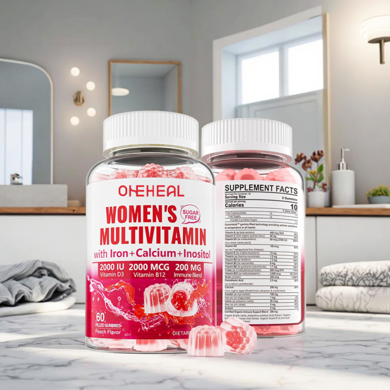 Health Food Supplement Sugar-Free Nature Multivitamin Gummies Women's Daily Multivitamin Gummy