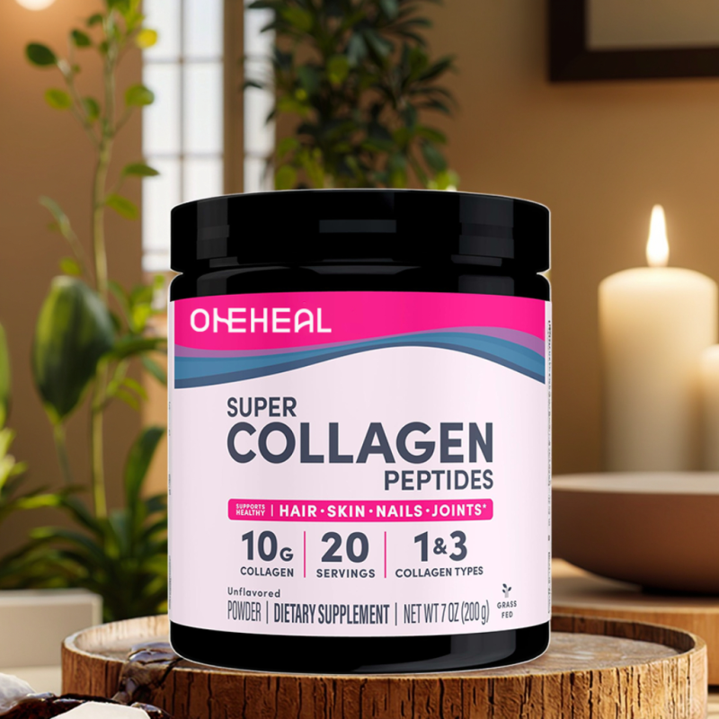3 in 1 Super Collagen Peptides Powder Healthy Support Powder Hydrolyzed Type Unflavored Collagen Powder
