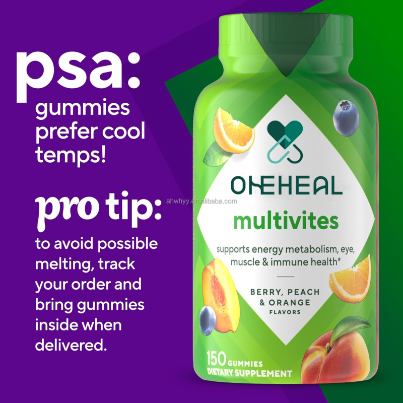 Adult Sugar-Free Multivitamin Gummies Complex Vitamins and Minerals Supplement Multivitamin Gummies