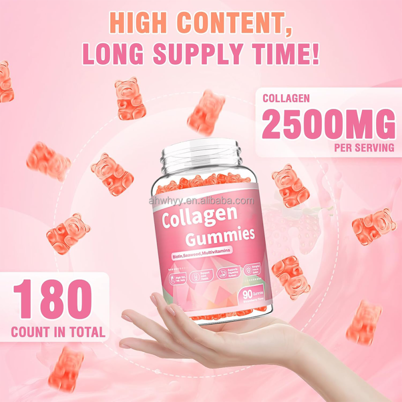 Collagen Gummy Bear Gummies with Creatine Beauty Product Form Gummy Candy