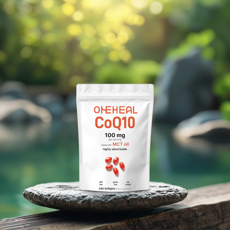 Factory OEM Co-enzyme Q10 Softgel Antioxidant Support for Heart Energy Coenzyme Q10 Softgels