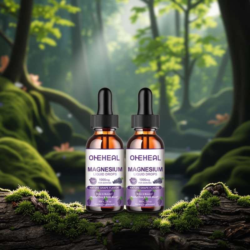 Wholesales Private Label Magnesium Glycinate Liquid Drops Sugar-Free Healthcare Supplement Magnesium Glycinate Liquid Drops