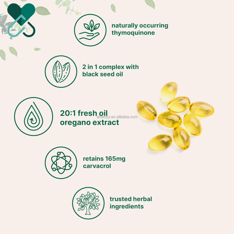 OEM Good Price Oil of Oregano Herbal Supplement Balance Oregano Oil Softgel