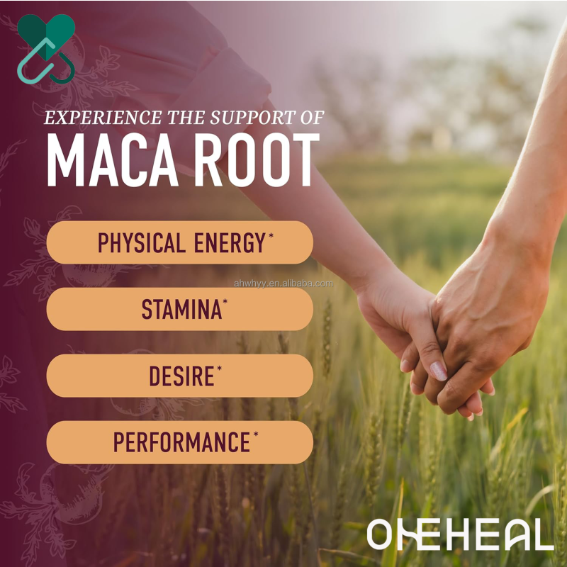 OEM Private Label Natural Maca Root Gummies Herbal Supplements Maca Root Gummy