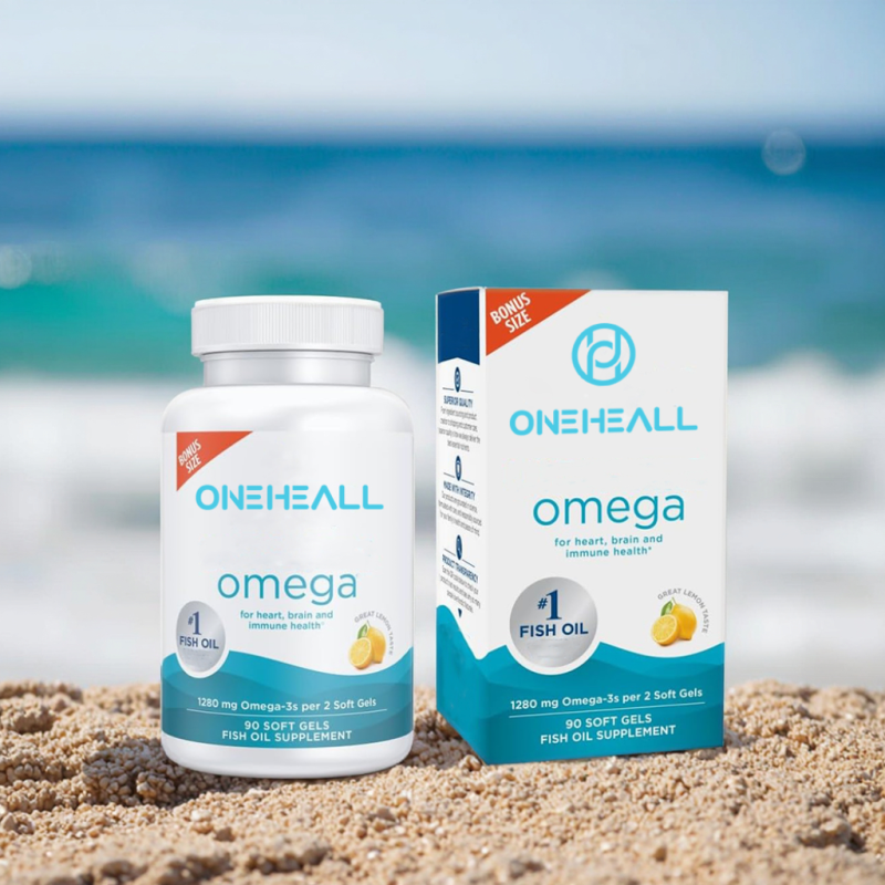 Naturals Omega 3 High-Potency EPA DHA Fish Oil Softgel Supplement Promotes Brain Heart Omega 3 Fish Oil Softgel