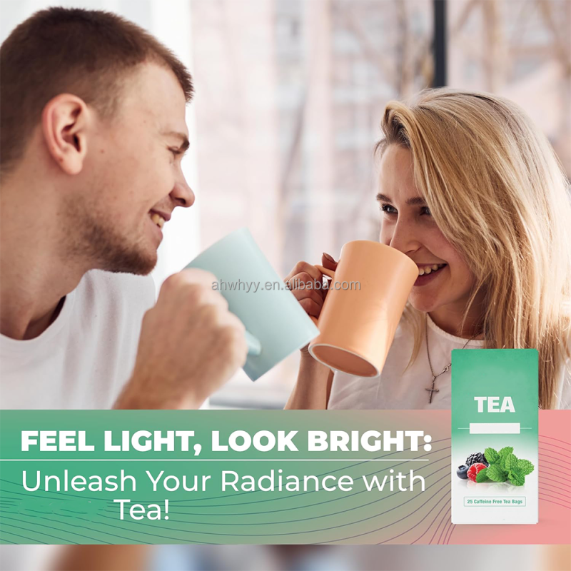 Small Fruit-Flavored Tea Bag Box Cotton Muslin Bags with Drawstring Herbal Supplements Fruit Tea Bags