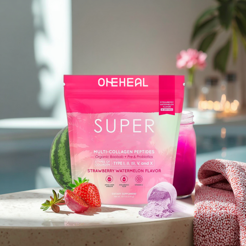 Custom Logo Health Support Multi Collagen Powder Beauty for Skin Collagen Peptides Powder