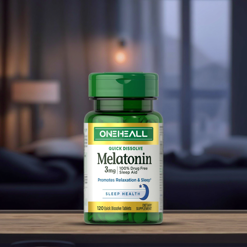 Melatonin Tablets for Adults Sleep Improvement and Support OEM Melatonin-tablet Sleep Enhancement Supplement Melatonin Tablets