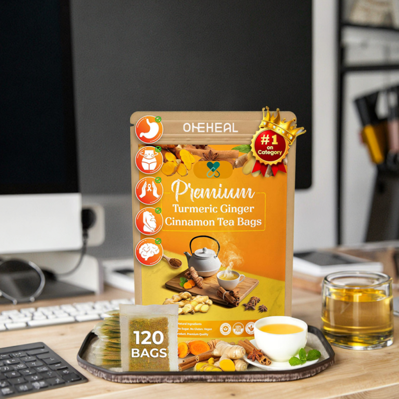 Natural Products Ingredients Natural Organic Ginger Tea No Sugar Premium Natural Turmeric Ginger Cinnamon Tea