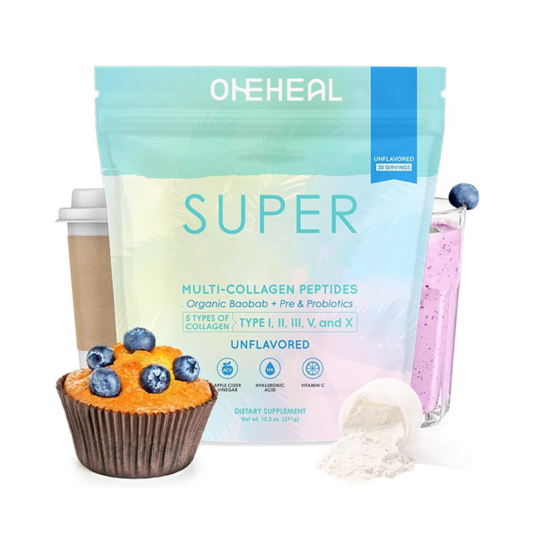 Natural Collagen Skincare  Multi Collagen Powder Health Support Collagen Peptides Powder